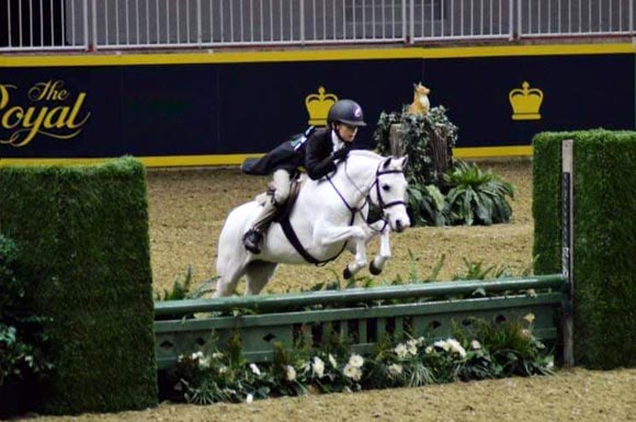 Kailey Kaiser on Northwind Snow Angel, Hunter Jumper at the Royal Winter Fair