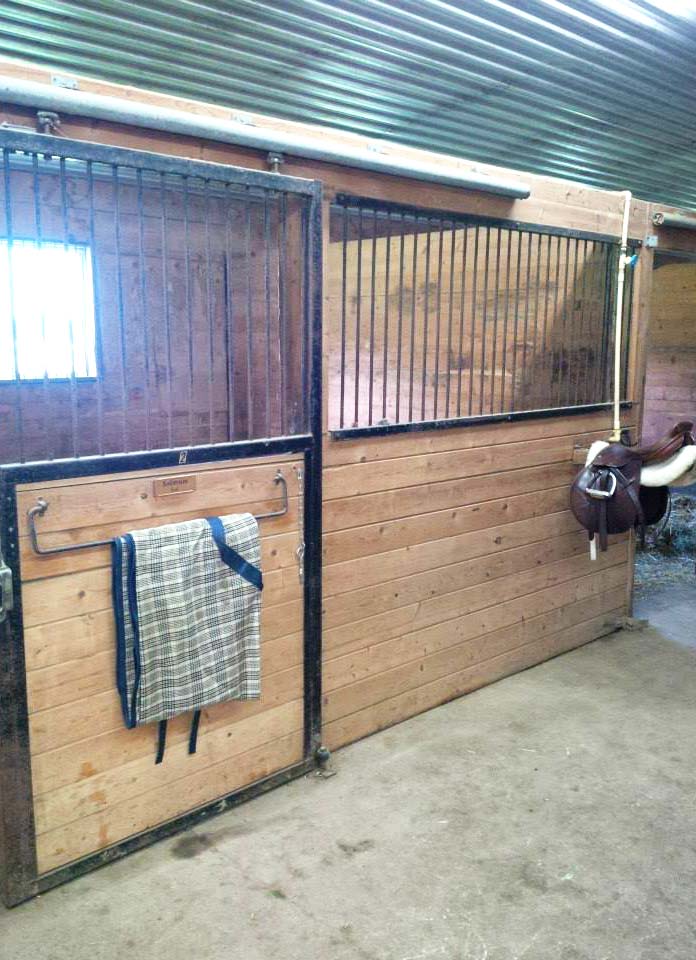 Large 12x12 stalls for indoor horse board in Cookstown