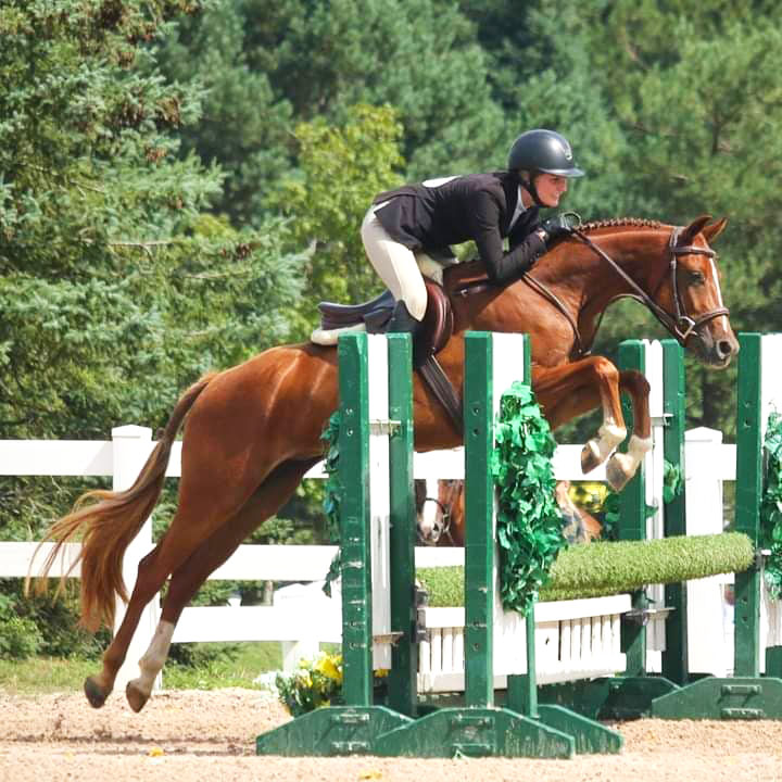 Kailey Kaiser at The Royal in the Hunter Jumper ring. Photo taken by Katrina Miller.