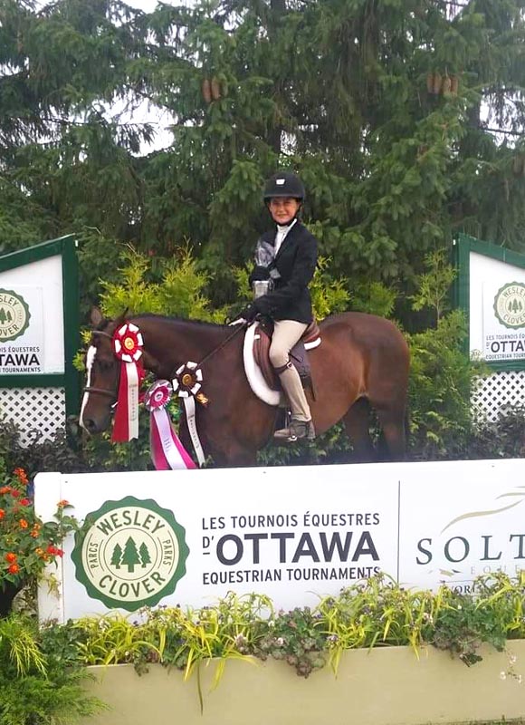 Kiss Me Kate and Kailey Kaiser in the ribbons in Ottawa